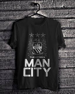 Manchester City Printed Fan Men's T-Shirt
