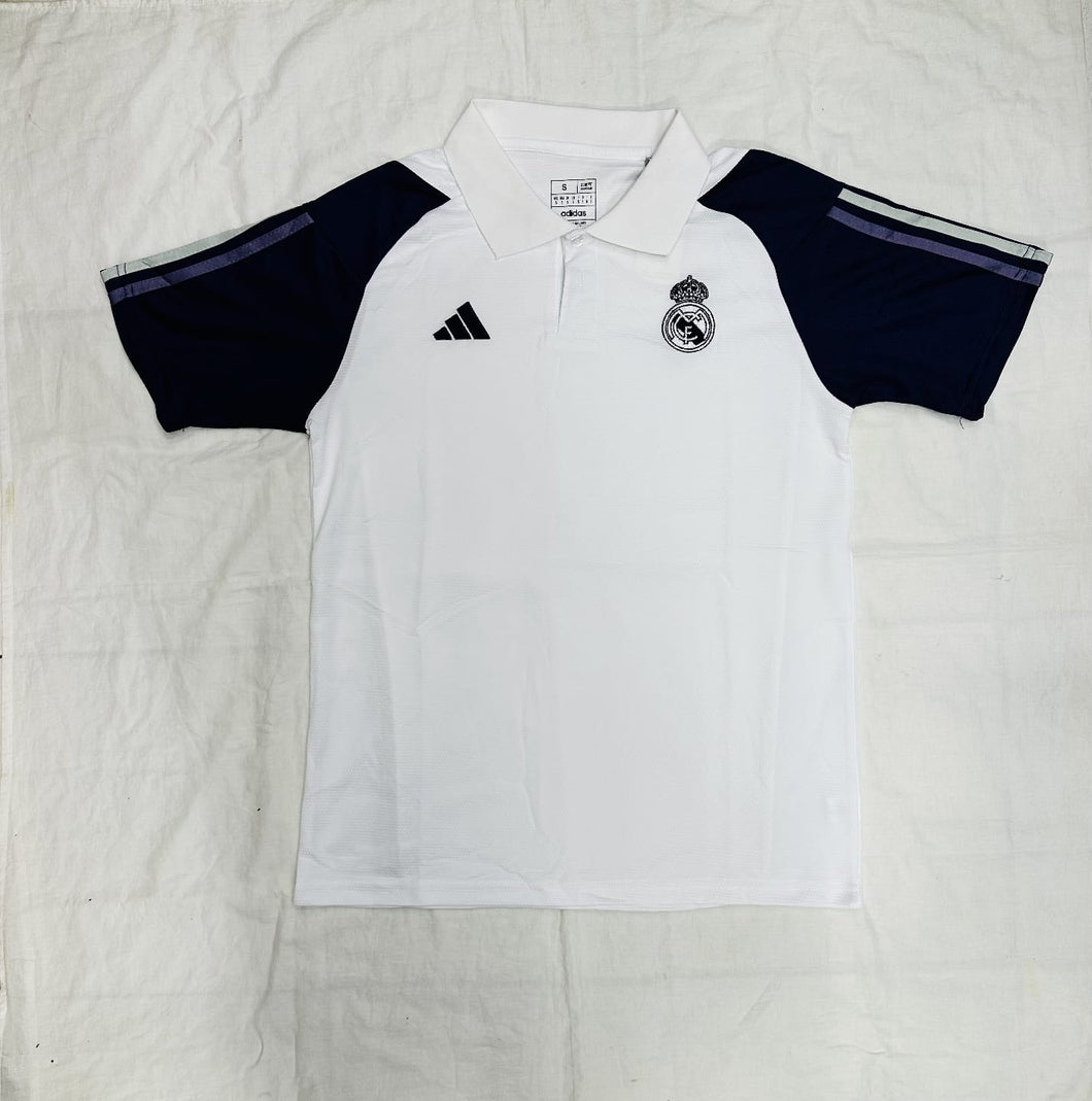 Real Madrid Men's T-Shirt White And Blue