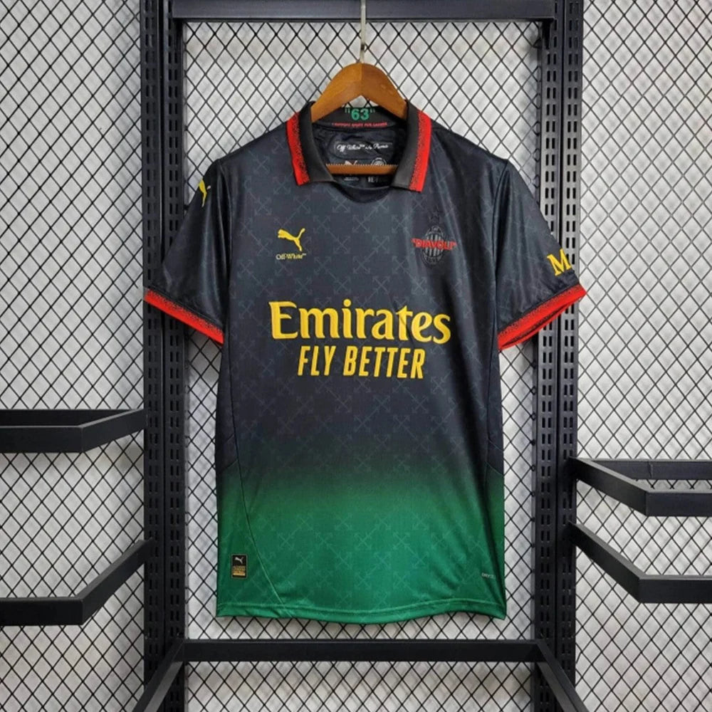 AC Milan x Off-White Fourth Jersey Black-Green