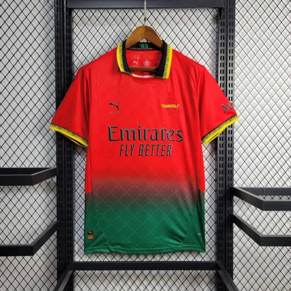 AC Milan x Off-White Fourth Jersey Red-Green