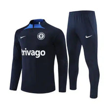 Load image into Gallery viewer, Chelsea Navy Blue Track Suit 22-23
