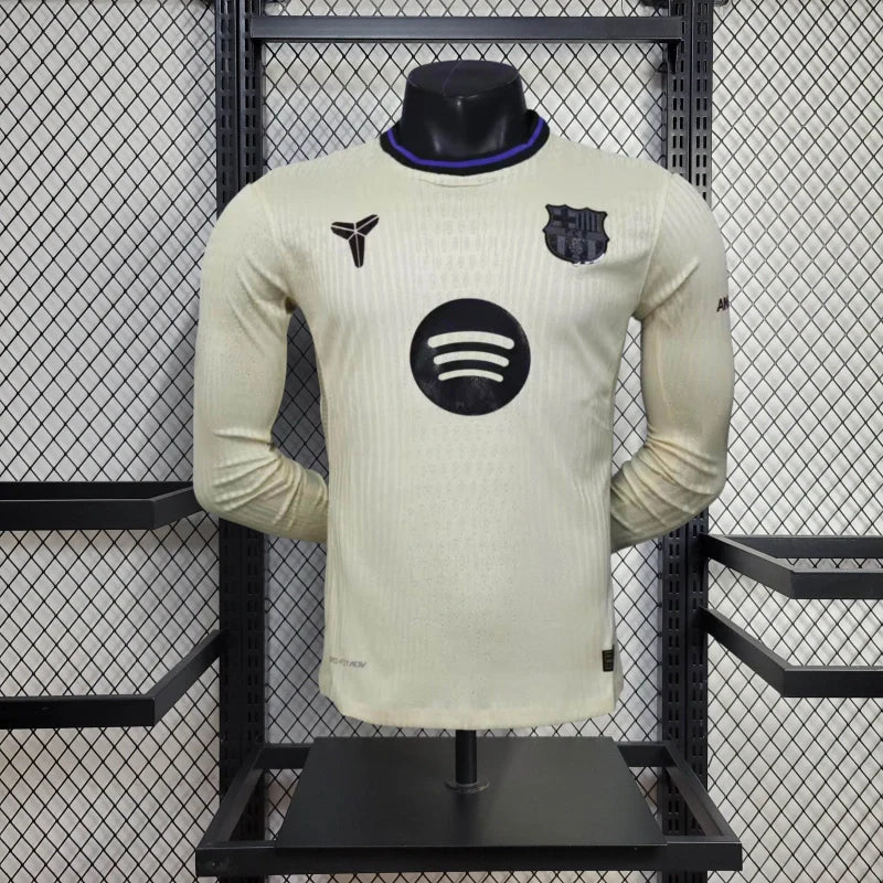 Barcelona Football Jersey Away 25 26 Season Full Sleeve