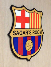 Load image into Gallery viewer, Personalised Fc Barcelona Door Name Plate

