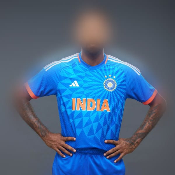 India Cricket T20 Jersey Without Name & No.