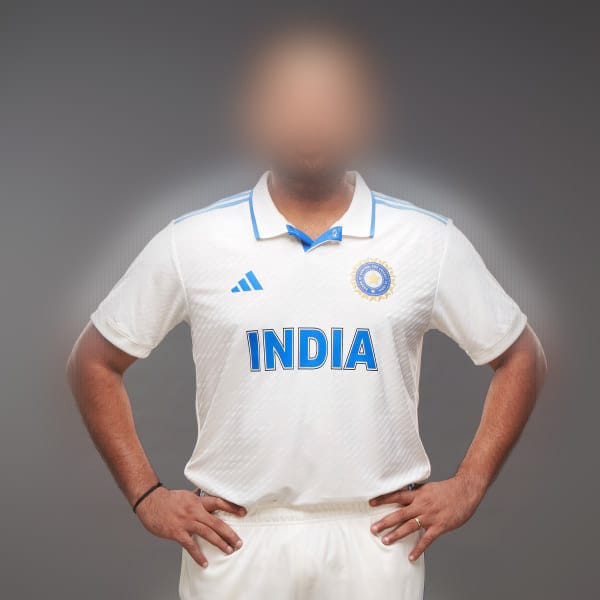 India Cricket Test Jersey With Name & No.