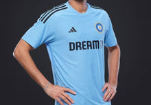 Load image into Gallery viewer, India Cricket Training Jersey Light Blue
