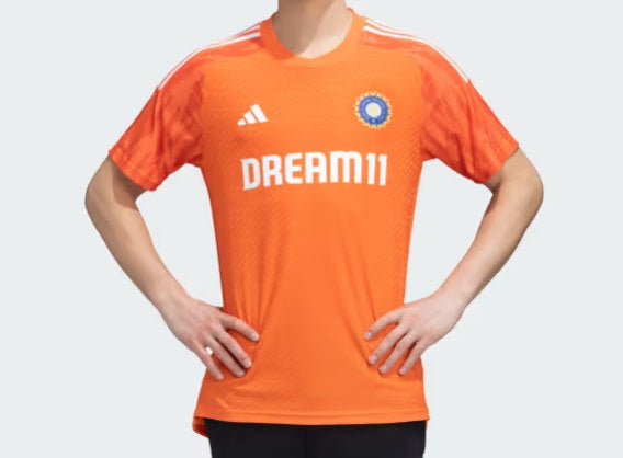 India Cricket Training Jersey Orange