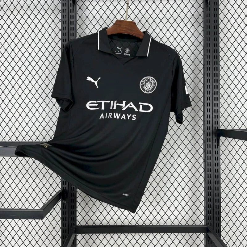 Manchester City Away Black Jersey 25 26 Season
