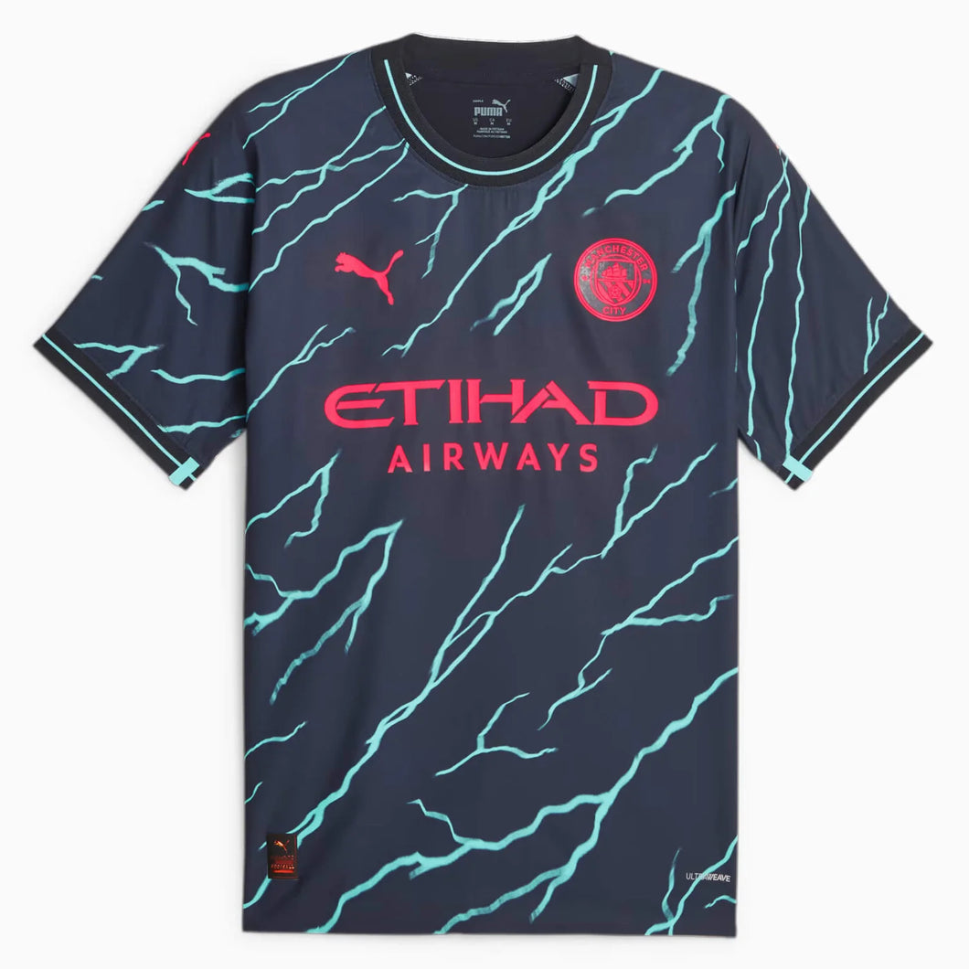 Manchester City Third Jersey 2023/24 With Name & No.