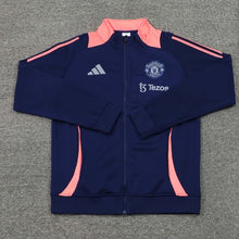Load image into Gallery viewer, Manchester United Blue &amp; Orange Jacket 24-25
