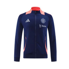 Load image into Gallery viewer, Manchester United Blue &amp; Orange Jacket 24-25
