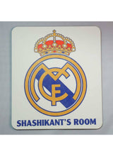 Load image into Gallery viewer, Personalised Real Madrid Door Name Plate
