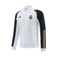Load image into Gallery viewer, Real Madrid White &amp; Blue Training Jacket 23-24
