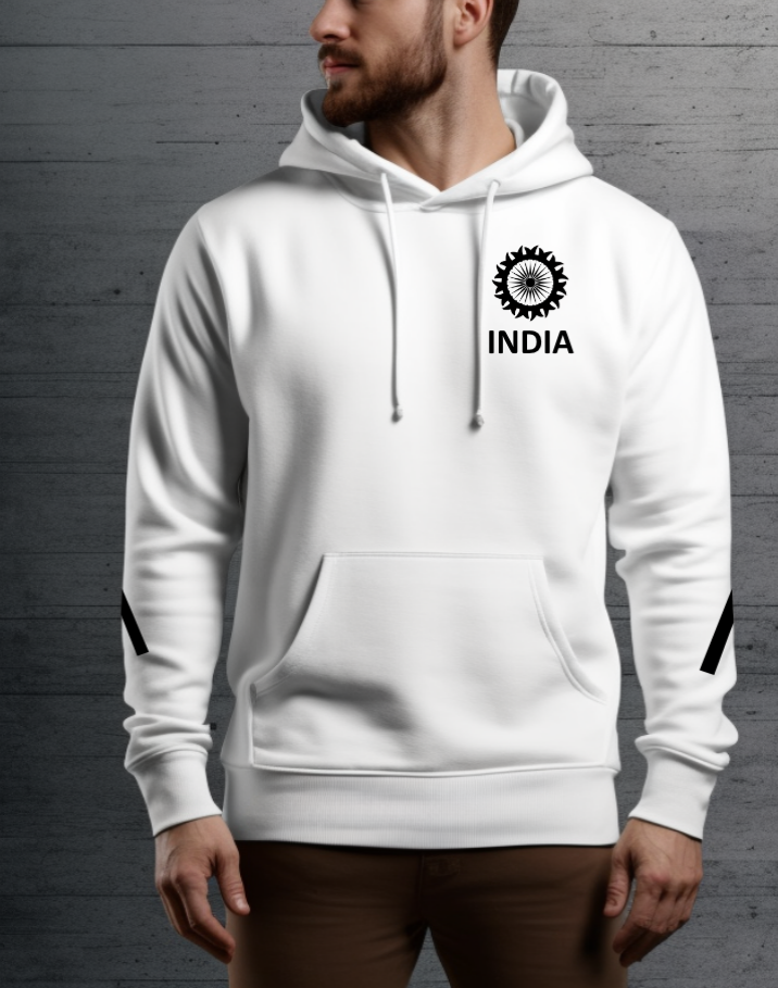 India White Hoodie 2026