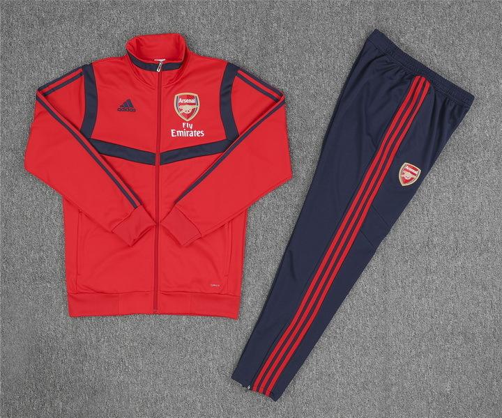 Arsenal 2019-20 Red High Neck Presentation Track Suit