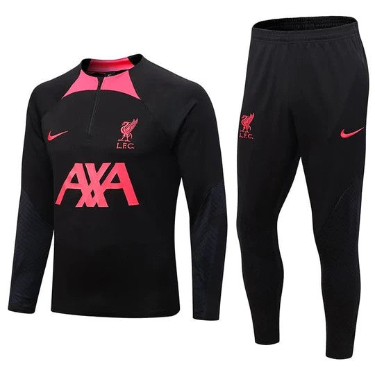 Liverpool Black Training Suit 2022/23