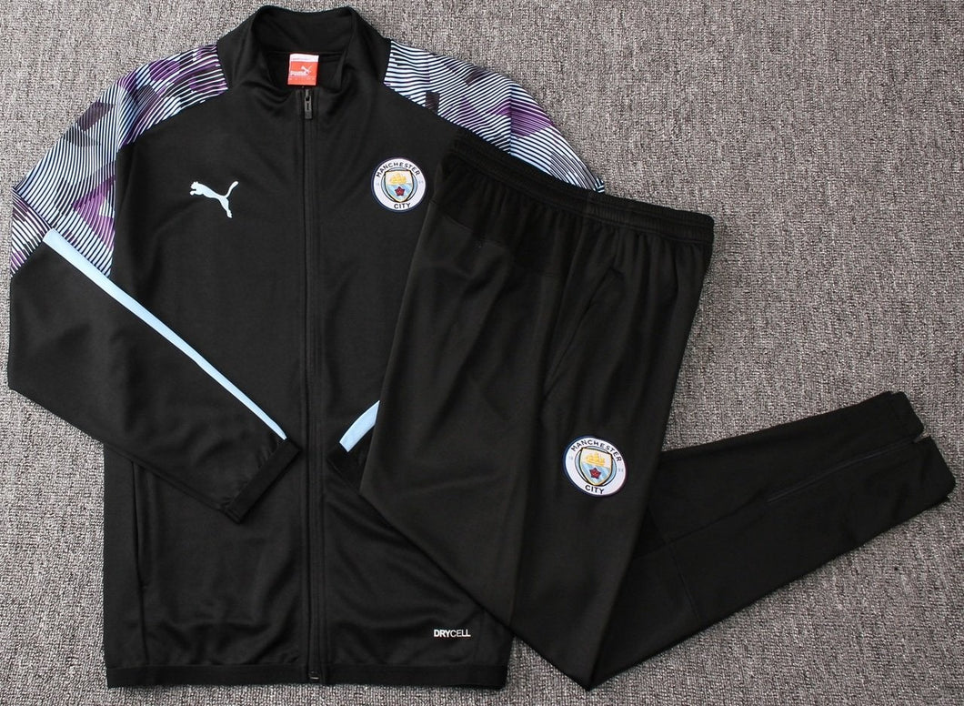 Man City 2019-20 Black/Purple Training Kit