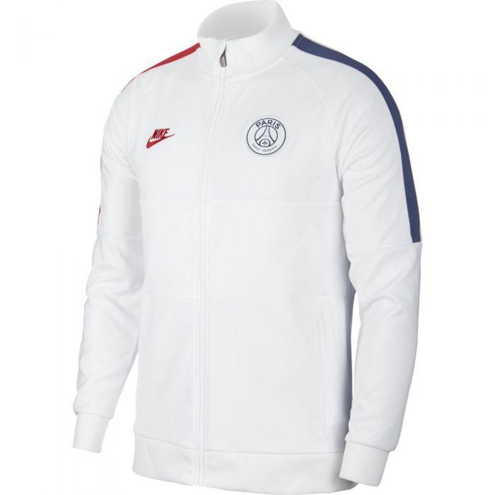 PSG 2019-20 Jacket - White-Blue-Red