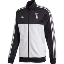 Load image into Gallery viewer, 2019 -20 Juventus 3 Stripe Track Jacket - Black-White
