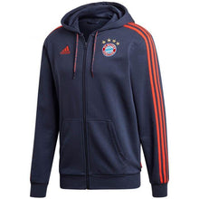 Load image into Gallery viewer, 2019-20 FC Bayern Full-Zip Hoodie - Navy-Red
