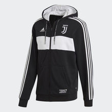 Load image into Gallery viewer, 2019-20 Juventus FZ Hoodie - Black-White
