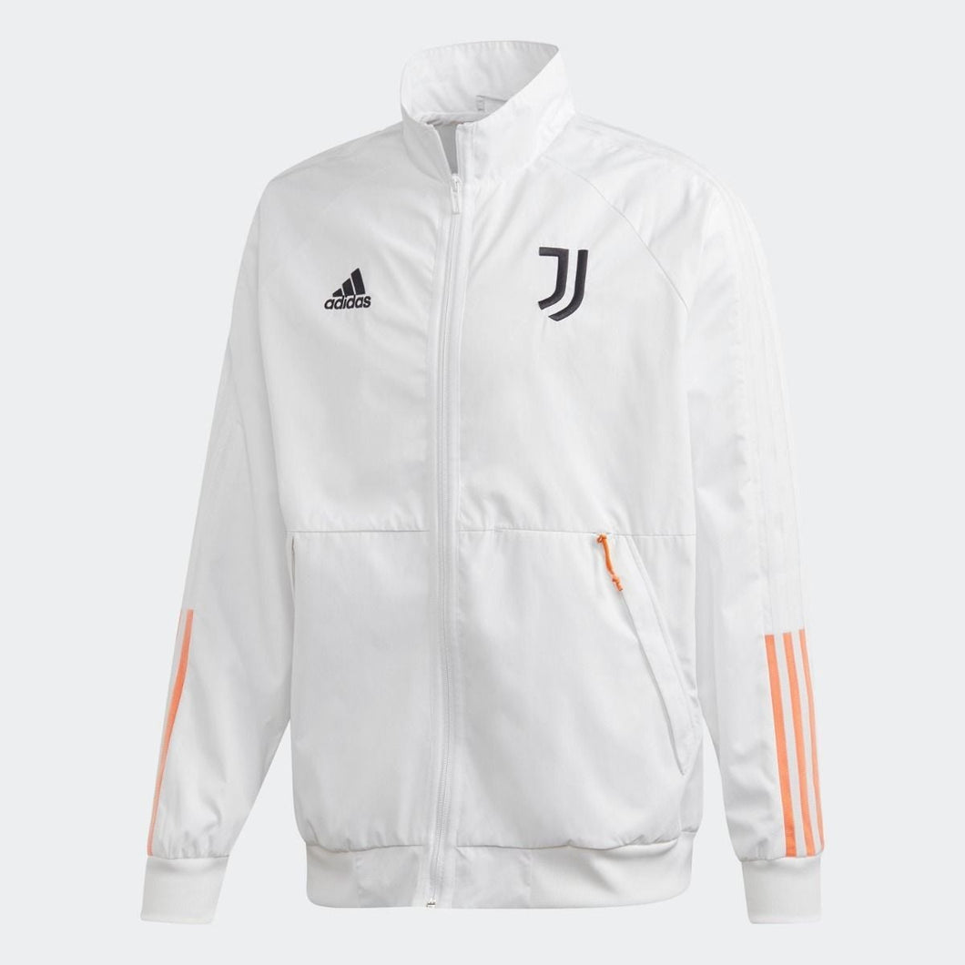 2020-21 Juventus Anthem Jacket - White-Black