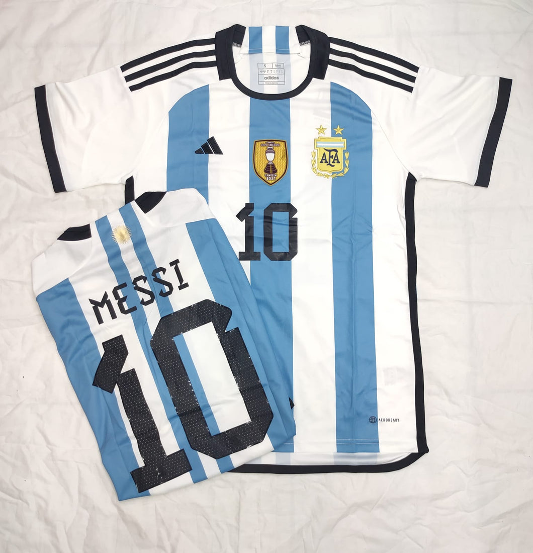 Argentina Home Messi 10 Jersey 2022